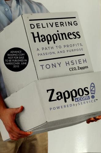 Cover of Delivering Happiness: A Path to Profits, Passion, and Purpose