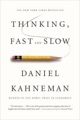 Cover of Thinking, Fast and Slow (Daniel Kahneman)